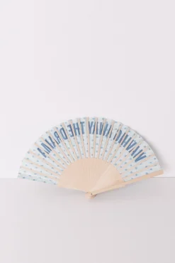 Abanico azul