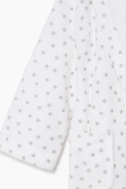 Albornoz niños rizo 100% algodón estrellas