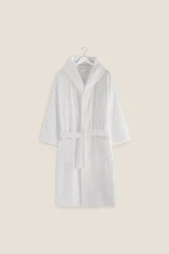 Albornoz rizo algodón capucha unisex