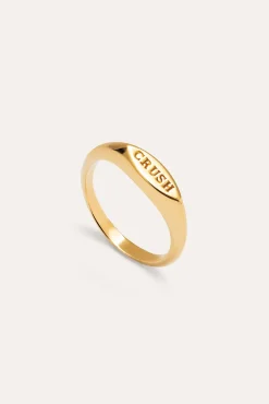 Anillo Crush Baño Oro