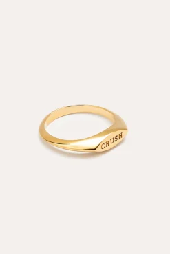 Anillo Crush Baño Oro