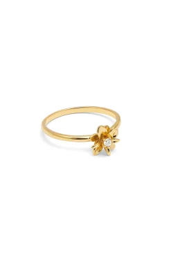 Anillo Gardenia Baño Oro