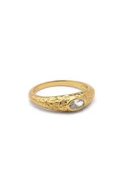 Anillo Organic River Baño Oro