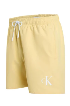 Bañador cordón logo Calvin Klein amarillo
