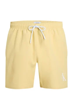 Bañador cordón logo Calvin Klein amarillo