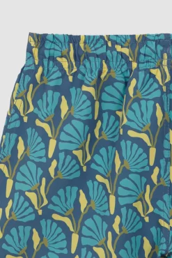 Bañador de flores azul