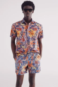 Bañador estampado flores