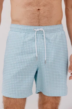 Bañador estampado geométrico aspas