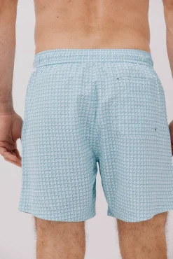 Bañador estampado geométrico aspas