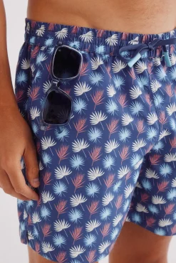 Bañador estampado hojas