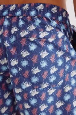 Bañador estampado hojas