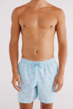 Bañador estampado langostas