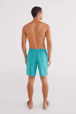 Bañador liso logo Springfield