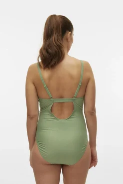 Bañador maternity verde