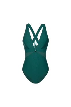 Bañador moldeador verde