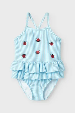 Bañador niña volante