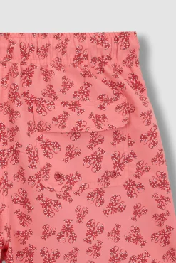 Bañador padre estampado langosta rosa