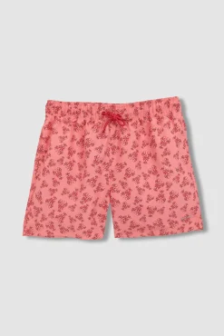 Bañador padre estampado langosta rosa