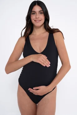Bañador premamá con textura