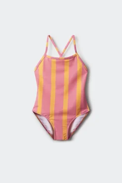 Bañador rayas niña