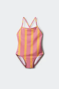Bañador rayas niña