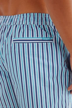 Bañador seersucker estampado rayas