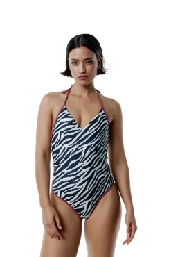 Bañador Wild reversible cebra