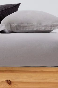 Bajera de lino algodón. Cama 80-90cm.