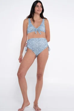 Bikini premamá con estampado de lurex