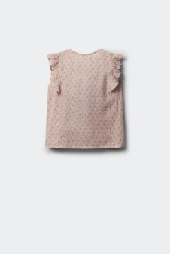 Blusa corbatera para niña