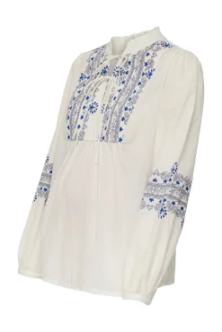Blusa de manga larga maternity