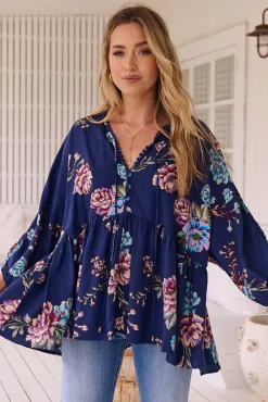 Blusa manga francesa oversize Chloe