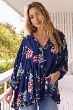 Blusa manga francesa oversize Chloe