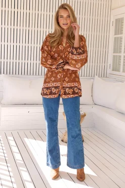 Blusa Oakwood estampada