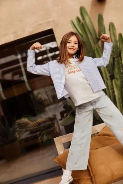 Blusa oxford niña