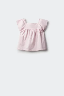 Blusa rayas oxford niña