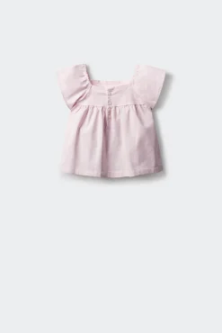 Blusa rayas oxford niña