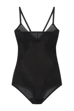 Body moldeador tul negro