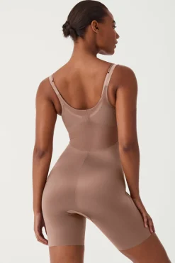 Body pantalón por debajo del pecho tul y satén Shaping satin
