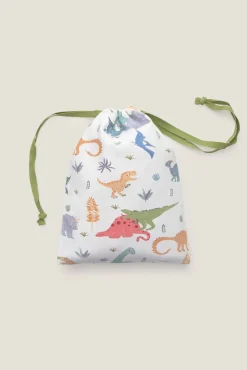 Bolsa algodón dinosaurio