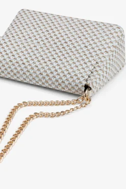 Bolso Bandolera de Tweed con Solapa