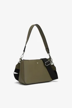 Bolso bandolera efecto piel
