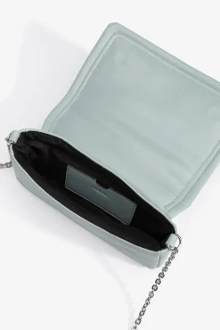 Bolso de Fiesta Efecto Piel con Solapa