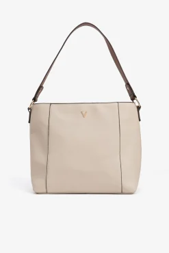Bolso de hombro efecto piel