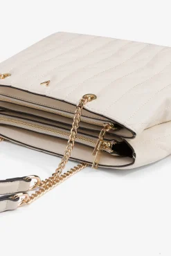 Bolso de hombro efecto piel