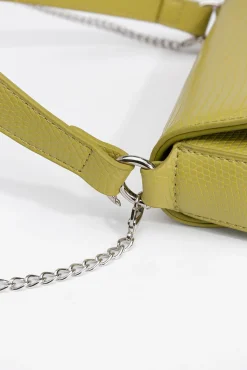 Bolso de Mano Efecto Cocodrilo