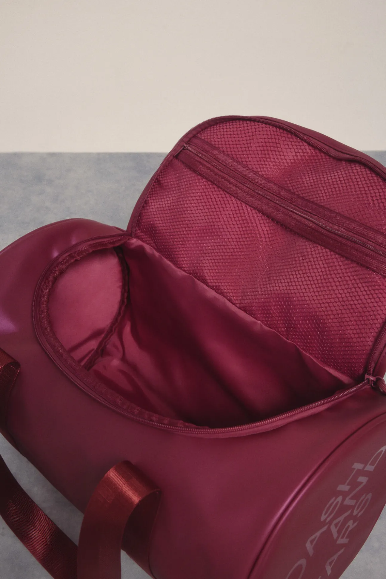 Bolso deporte 'bowling' mediana rosa