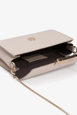 Bolso efecto cuero brillante