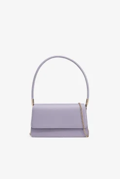 Bolso Efecto Cuero con Solapa