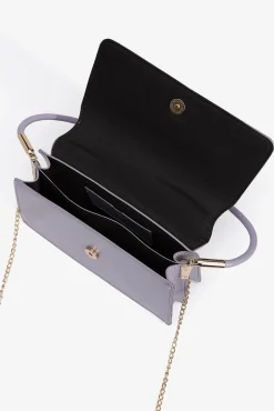 Bolso Efecto Cuero con Solapa